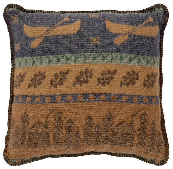 Wooded River Lakeshore Pillow