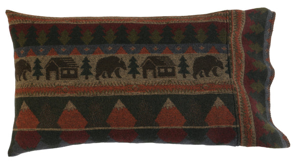 Cabin Bear Pillow Shams
