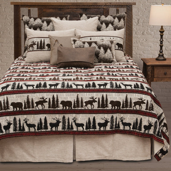 Wooded Rivers Lazy Lodge Coverlet