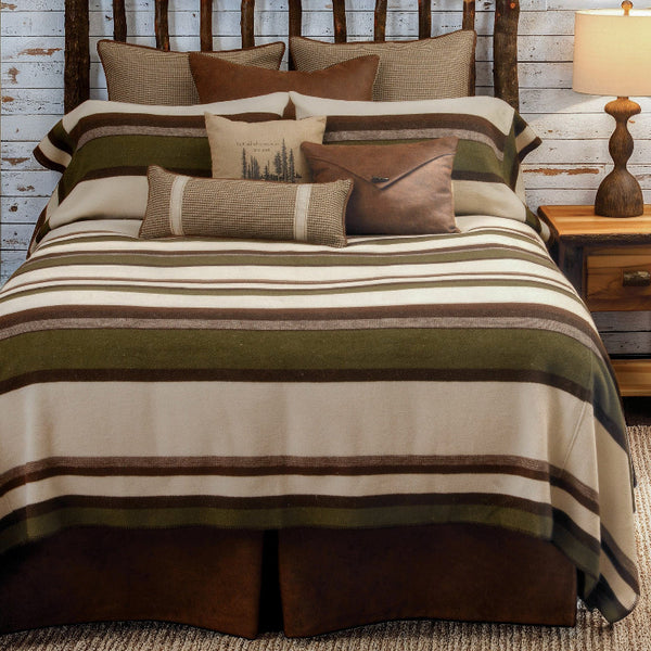 Sage Valley Wooded River Bedspread