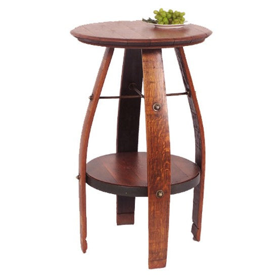 Wine Barrel Tall Pub Table