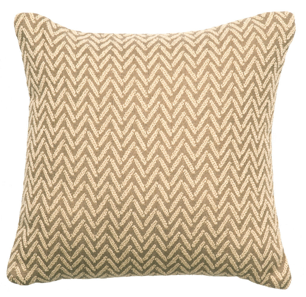 Wooded River Mountain Storm Pillow