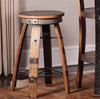 Wine Barrel Daisy Wine Stave Bar Stools